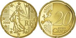 World Coins - France, 20 Euro Cent, 2009, Paris, Proof, , Brass, KM:1411