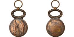 World Coins - France, Sociétés de Secours Mutuels, Medal, Good Quality, Roty, Bronze, 27