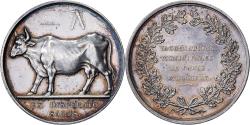World Coins - France, Medal, Vaccinations municipales de Paris, 1814, Silver,