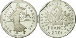 World Coins - Coin, France, Semeuse, 2 Francs, 2001, Paris, BE, , Nickel, KM:942.2