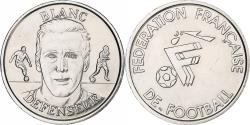 World Coins - France, Token, Equipe de France de Football, Blanc, défenseur, 1998, Nickel