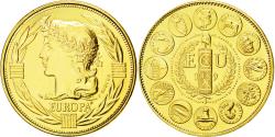 World Coins - France, Medal, Ecu Europa, Marianne, 1989, Rodier, , Gilt Bronze