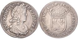World Coins - Coin, France, Louis XIV, 1/12 Ecu à la mèche longue, 1659, Limoges,