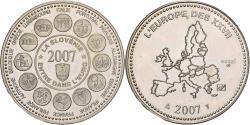 World Coins - France, Medal, L'Europe des XXVII, La Slovénie entre dans l'Euro, 2007