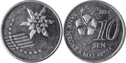 World Coins - Coin, Malaysia, 10 Sen, 2014