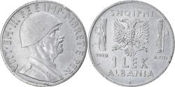 World Coins - Coin, Albania, Vittorio Emanuele III, Lek, 1939, Rome, , Stainless