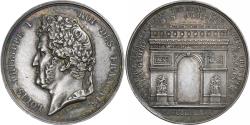 World Coins - France, Token, Louis Philippe I, Arc de Triomphe, 1836, Silver, Barre,