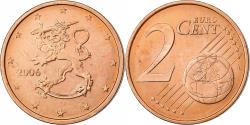 World Coins - Finland, 2 Euro Cent, 2006, , Copper Plated Steel, KM:99