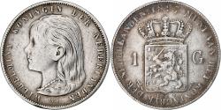 World Coins - Netherlands, Wilhelmina I, Gulden, 1897, Silver, , KM:117