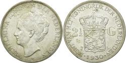 World Coins - Coin, Netherlands, Wilhelmina I, 2-1/2 Gulden, 1930, , Silver, KM:165