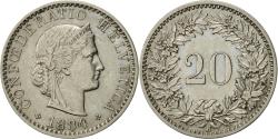 World Coins - Coin, Switzerland, 20 Rappen, 1884, Bern, , Nickel, KM:29