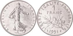World Coins - Coin, France, Semeuse, Franc, 1991, Paris, , Nickel, KM:925.1
