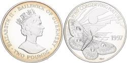 World Coins - Guernsey, Elizabeth II, 2 Pounds, 1997, Guernesey, , Silver, KM:80a