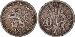 World Coins - Coin, Czechoslovakia, 20 Haleru, 1924