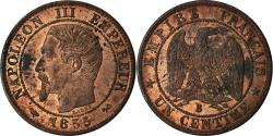 World Coins - Coin, France, Napoleon III, Napoléon III, Centime, 1855, Rouen,
