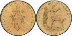 World Coins - Vatican, Paul VI, 20 Lire, 1976 (MCMLXXVI) Anno XIV, Rome, Aluminum-Bronze