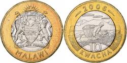 World Coins - Malawi, 10 Kwacha, 2006, Bi-Metallic, , KM:58