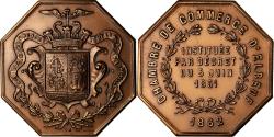 World Coins - France, Token, Chambre de Commerce d'Elbeuf, 1862, , Bronze
