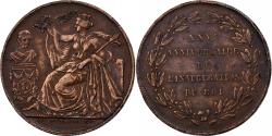 World Coins - Belgium, Medal, 25 ans de l'intronisation de Léopold Ier, 1856, Copper