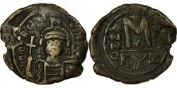 Ancient Coins - Coin, Maurice Tiberius, Follis, 582-602, Kyzikos, Countermark,