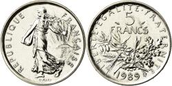 World Coins - Coin, France, Semeuse, 5 Francs, 1989, Paris, , Nickel Clad