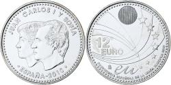 World Coins - Spain, Juan Carlos I, 12 Euro, présidence de l'UE, 2010, Madrid, Silver
