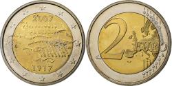 World Coins - Finland, 2 Euro, Independence, 2007, Vantaa, Bi-Metallic,