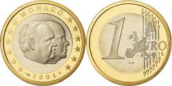 World Coins - Monaco, Euro, Prince Rainier et Prince Albert, 2001, Proof,