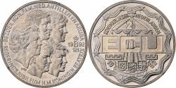 World Coins - Netherlands, 2 1/2 Ecu, Jubileum Beatrix, 1992, Copper-nickel,
