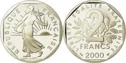 World Coins - Coin, France, Semeuse, 2 Francs, 2000, Paris, BE, , Nickel, KM:942.2