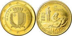 World Coins - Malta, 5 Euro, 2014, , Brass