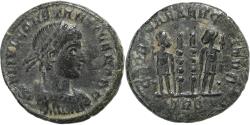 Ancient Coins - Constantius II, Follis, 330-335, Trier, Bronze,
