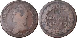 World Coins - Coin, France, Dupré, Decime, AN 4, Paris, Modification du 2 décimes,