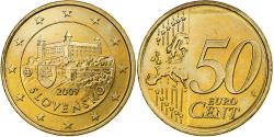 World Coins - Slovakia, 50 Euro Cent, BU, 2009, Nordic gold, , KM:100