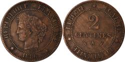 World Coins - Coin, France, Cérès, 2 Centimes, 1886, Paris, , Bronze, KM:827.1