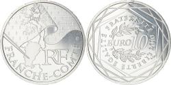 World Coins - France, 10 Euro, Franche-Comté, 2010, , Silver
