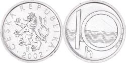 World Coins - Coin, Czech Republic, 10 Haleru, 2002, , Aluminum, KM:6