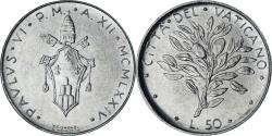 World Coins - Coin, VATICAN CITY, Paul VI, 50 Lire, 1974, , Stainless Steel, KM:121