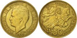 World Coins - Coin, Monaco, Rainier III, 50 Francs, Cinquante, 1950,