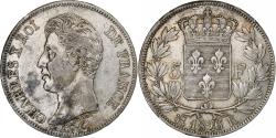 World Coins - France, Charles X, 5 Francs, 1826, Bordeaux, Silver, , Gadoury:643