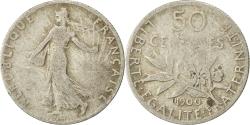 World Coins - Coin, France, Semeuse, 50 Centimes, 1900, Paris, , Silver, KM:854