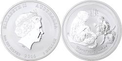 World Coins - Australia, 1 Dollar, Year of the Monkey, 2016, 1 Oz, Silver,