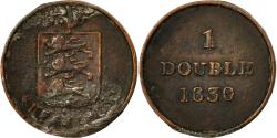 World Coins - Coin, Guernsey, Double, 1830, , Copper, KM:1
