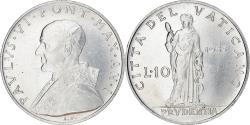 World Coins - Coin, VATICAN CITY, Paul VI, 10 Lire, 1963, , Aluminum, KM:79.1