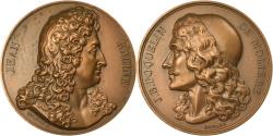World Coins - France, Medal, Racine et Molière, Arts & Culture, Domard, , Bronze