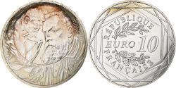 World Coins - France, 10 Euro, Auguste Rodin, 2017, MDP, Silver,