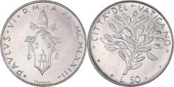 World Coins - Coin, VATICAN CITY, Paul VI, 50 Lire, 1973, , Stainless Steel, KM:121