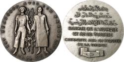 World Coins - Algeria, Medal, Cinquantenaire de la Banque de l'Algérie et de la Tunisie