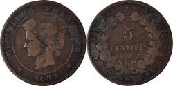 World Coins - Coin, France, 5 Centimes, 1882