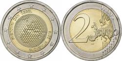 World Coins - Slovenia, 2 Euro, Journée mondiale des abeilles, 2018, Bi-Metallic,